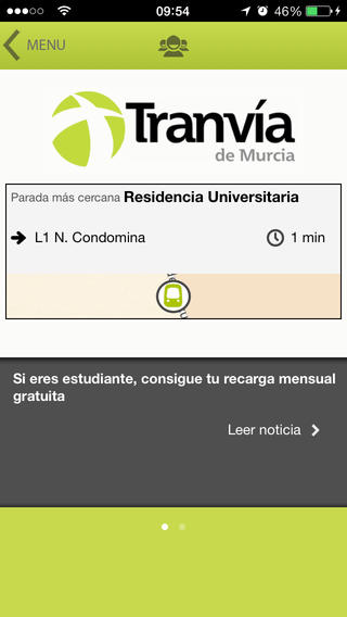 App tranvía de Murcia
