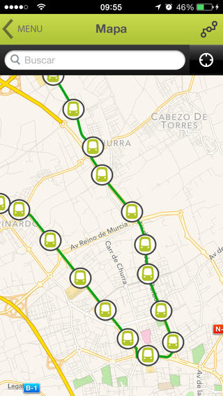 App tranvía de Murcia