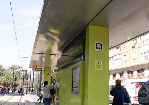 Parada Línea 1 del Tranvía de Murcia